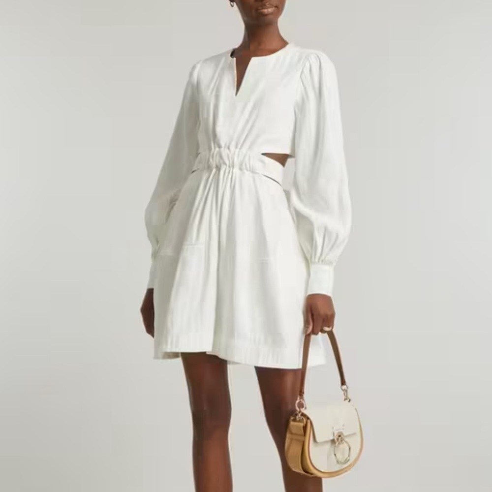 Aje. Spectral V-Neck Mini Dress 12